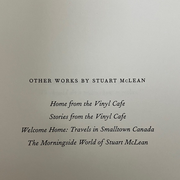 Vinyl Cafe Unplugged by Stuart McLean - hardcover Book - Picture 6 of 15